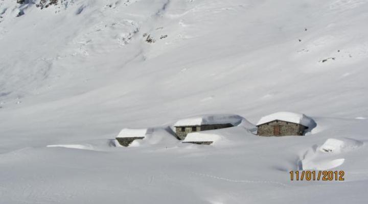 Chalets sous la neige La Savonne