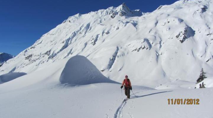 ski de rando refuge du Ruitor