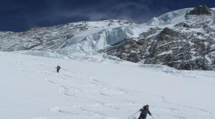 ski de randonnée en Vanoise - le glacier du Geay