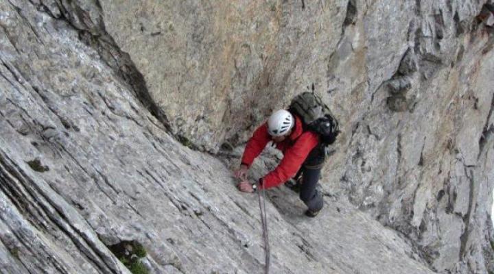 voie Desmaison les dernières longueurs