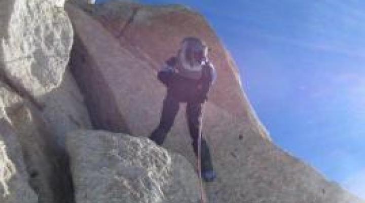 Descente en rappel du sommet de l'Aiguille du Plan - Alpinisme