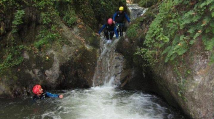 Canyoning aux Arcs avec les guides des Arcs