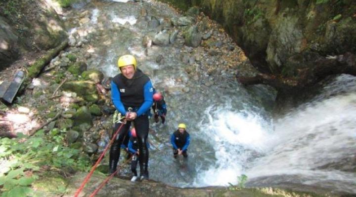 Canyoning aux Arcs avec les guides des Arcs