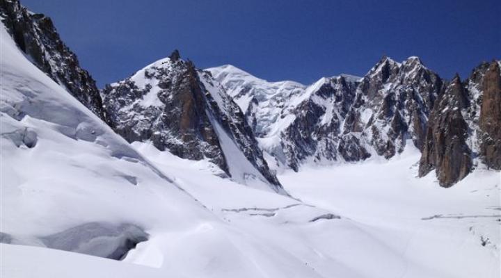 Combe Maudite avec les guides des Arcs