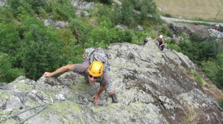 Escalade de l'Arête des Amis avec les guides des Arcs - Vanoise