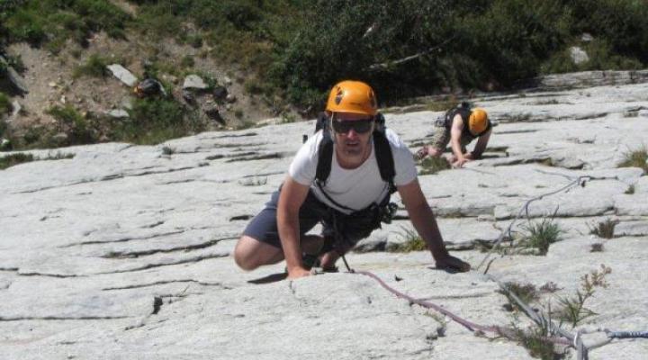 Escalade à séloge voie Primoulette - Savoie