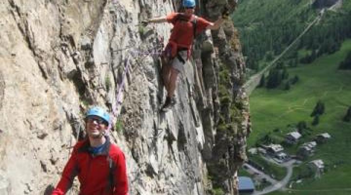 Via ferrata de val d'isère la traversée
