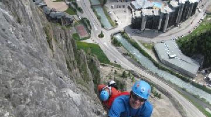 Via ferrata de Val d'Isère partie supérieur