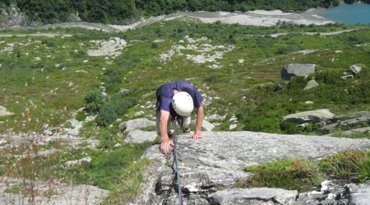 escalade à la grande falaise de seloge