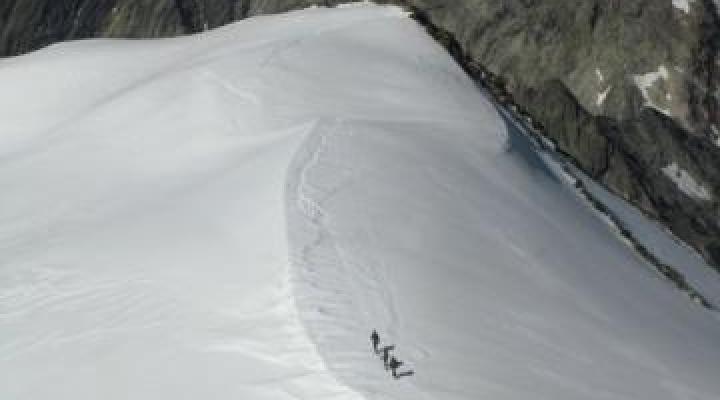 Sous le dôme des Glaciers