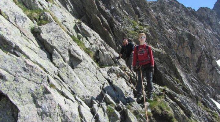 escalade pour le col du Tondu