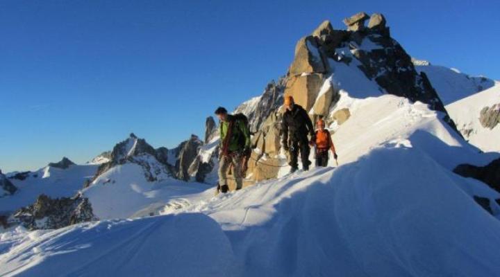 Arête de Midi Plan - Alpinisme guides des Arcs