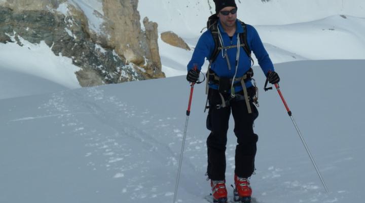 En remontant le glacier de Bassagne.