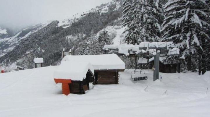 piste des Ecudets - La Rosière le 7 décembre 2012