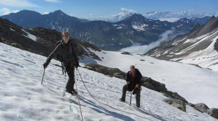 Randonnée glaciaire le haut du glacier des Lanchettes