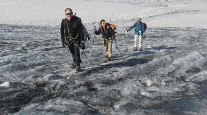 Randonnée sur le glacier de Rhême Golette - Vanoise