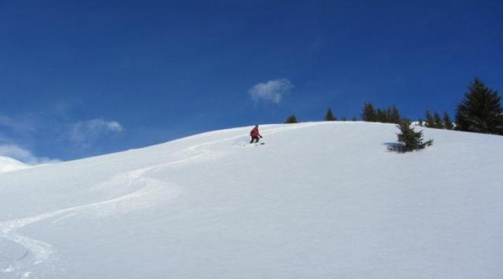 ski de randonnée avec les guides des Arcs