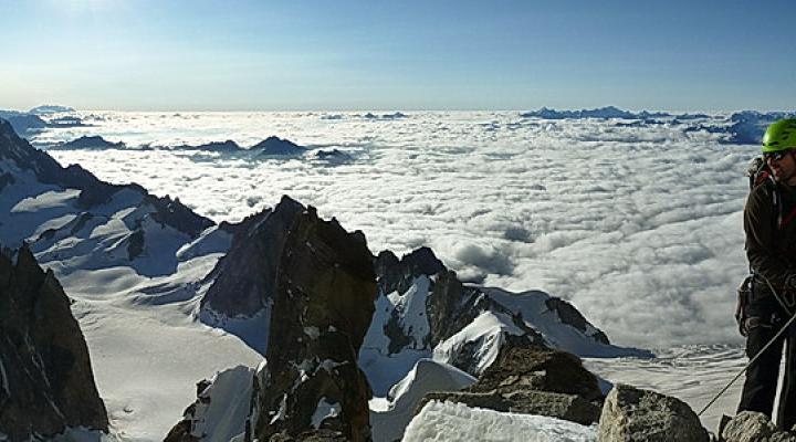 Mer de nuage sur l'Italie