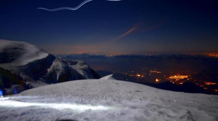 Chamonix by night