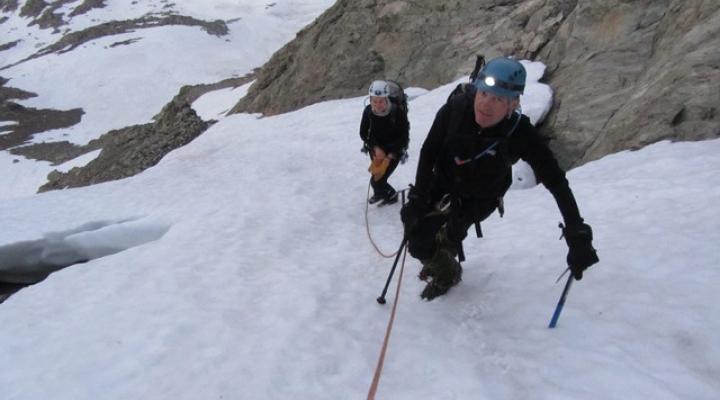 Alpinisme Arête des Lanchettes massif du Mont Blanc