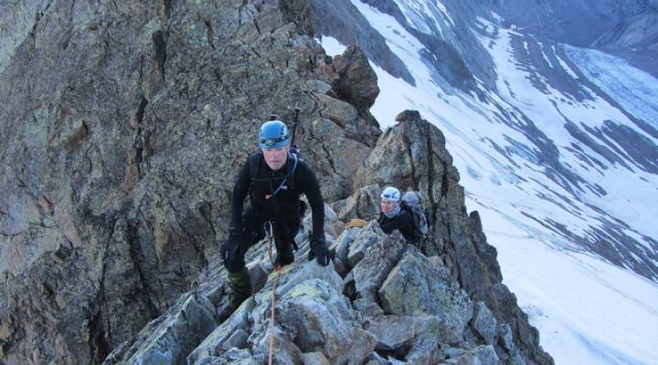 Arête des Lanchettes - massif du Mont Blanc - guides des Arcs