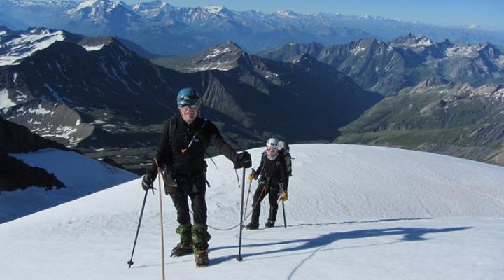 Alpinisme Arête des Lanchettes - massif du Mont Blanc
