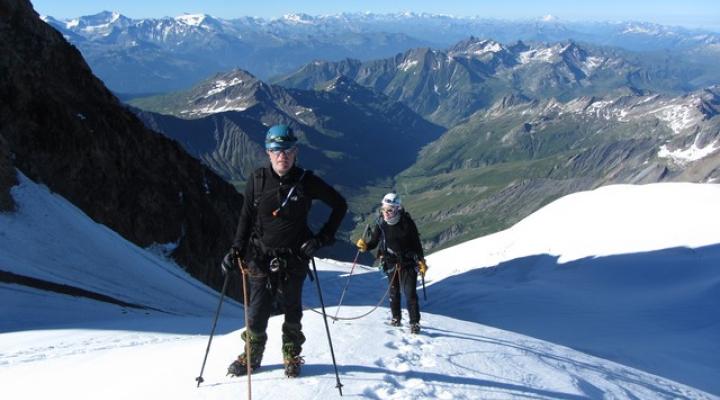 Sommet du Dôme des Glaciers - guides des Arcs