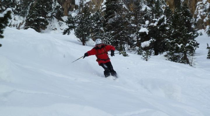 Face nord de la pointe de Friolin