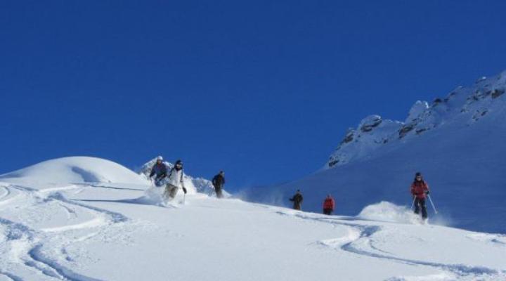 Ski hors-piste à Peisey avec les guides des Arcs