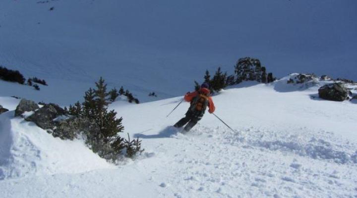 ski hors pistes aux départ des Arcs la Plagne - Vanoise