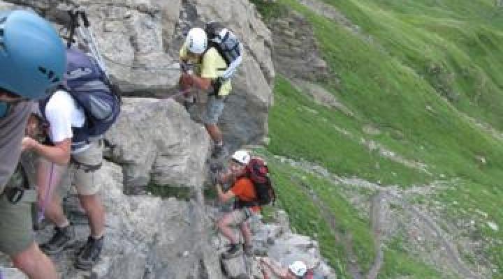Via ferrata rocher du vent guide des arcs