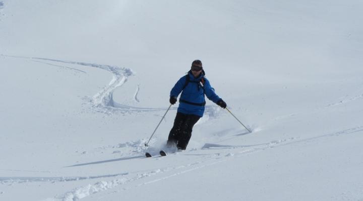 Ski hors piste à la Plagne - guide des Arcs