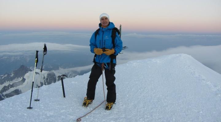 Le sommet du Mont Blanc guides des Arcs