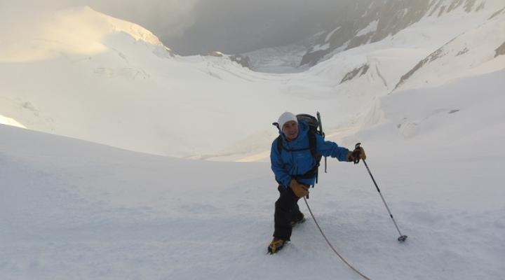 Descente de l'arête des Bosses - guides des Arcs