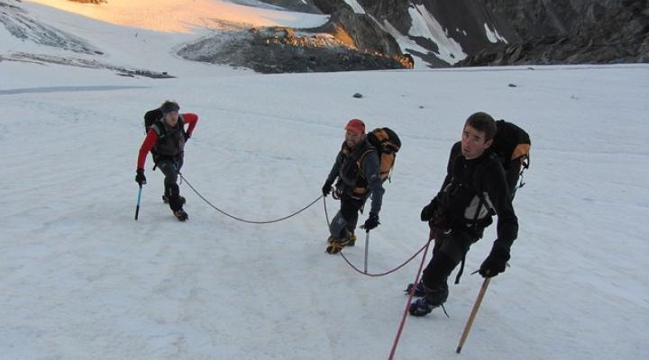 Le glacier du Grand Col - Mont Pourri Vanoise