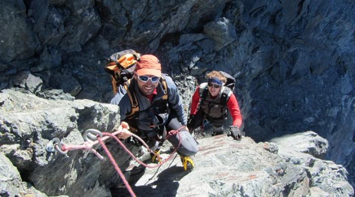 Passage du col des Roches Mont Pourri Vanoise