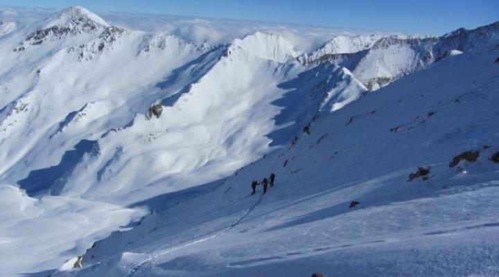 Ski de randonnée au départ du refuge Agnel - massif du Queyras