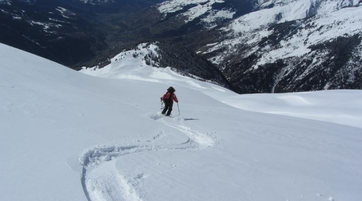Ski de randonnée en Tranetaise avec les guides des Arcs