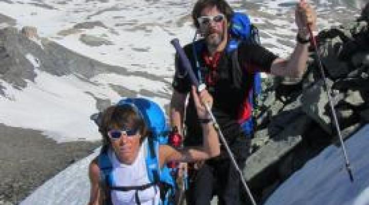 Pointe de Méan Martin l'arête final