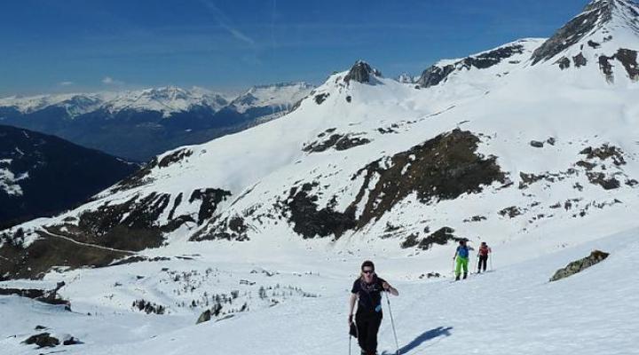 Montée à la crête des lanchettes.