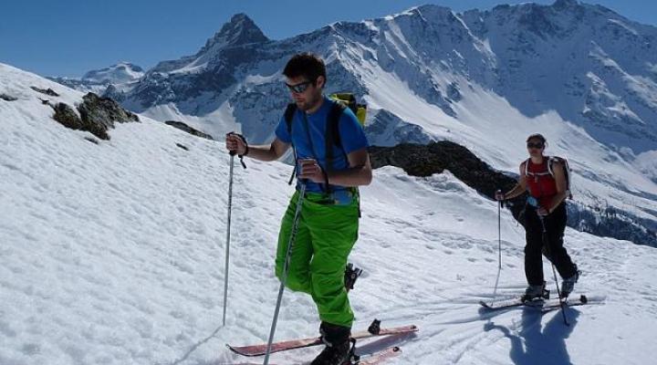 Montée à la crête des lanchettes.