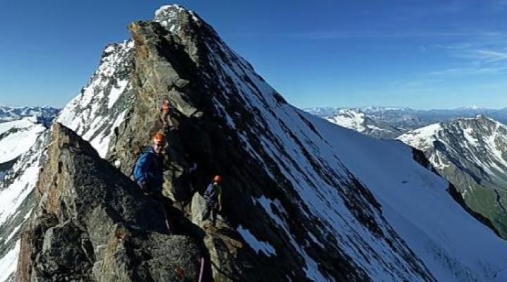 à l'approche du grand gendarme, le sommet n'est plus loin.