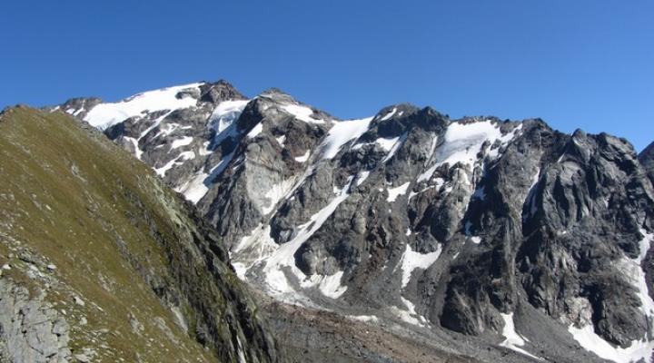 la Becca du Lac vue depuis la Pointe des Piagnes
