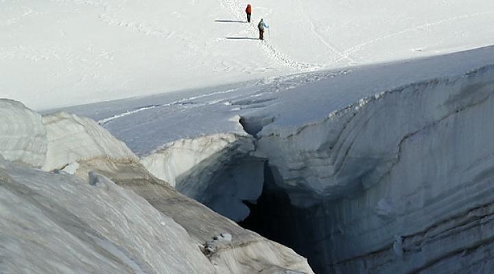 les crevasses de la combe maudite