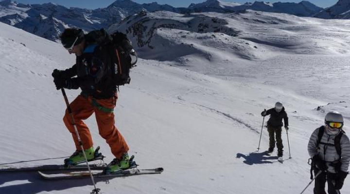Montée au col du Montet.