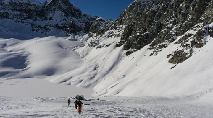 Sous la Pointe Pers, versant Maurienne.