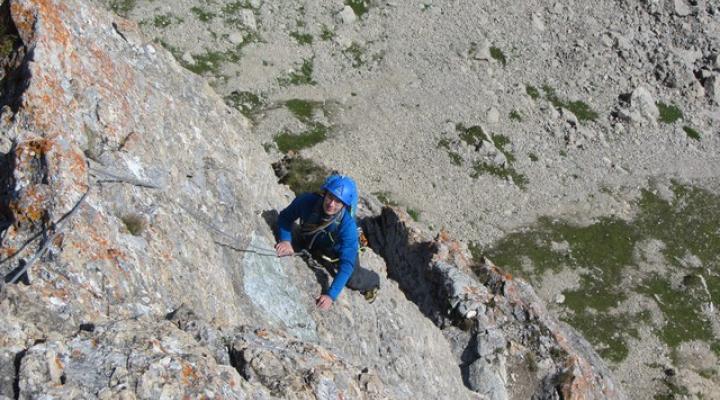 Escalade à la Pierra Menta par l'arête nord