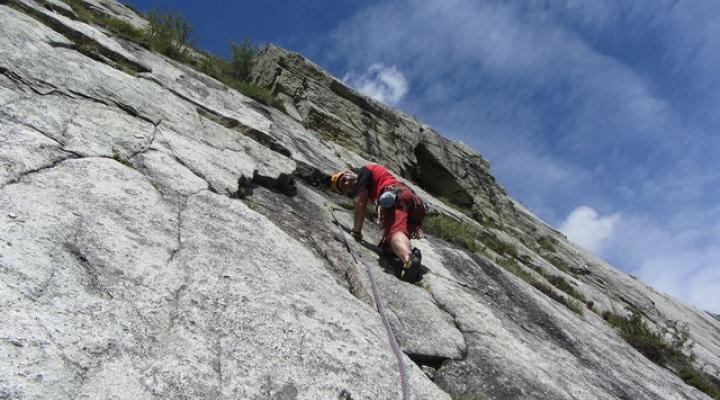 Escalade à Bourg Saint Maurice falaise de séloge