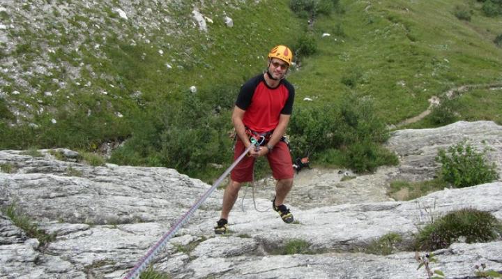 Escalade à Bourg Saint Maurice falaise de séloge