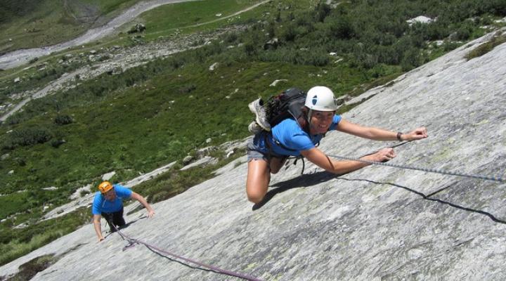 Escalade à Séloge vallée des Chapieux